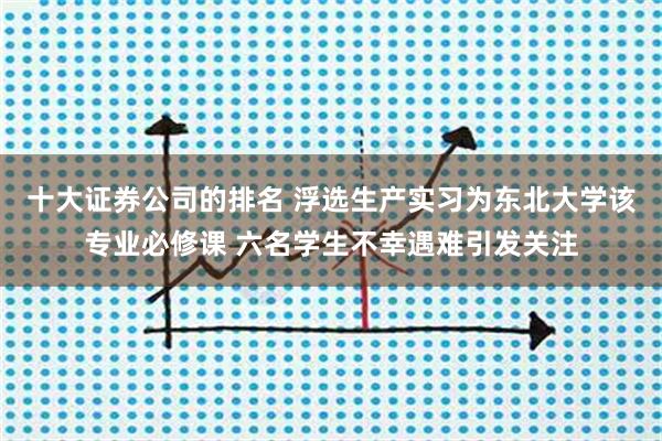 十大证券公司的排名 浮选生产实习为东北大学该专业必修课 六名学生不幸遇难引发关注