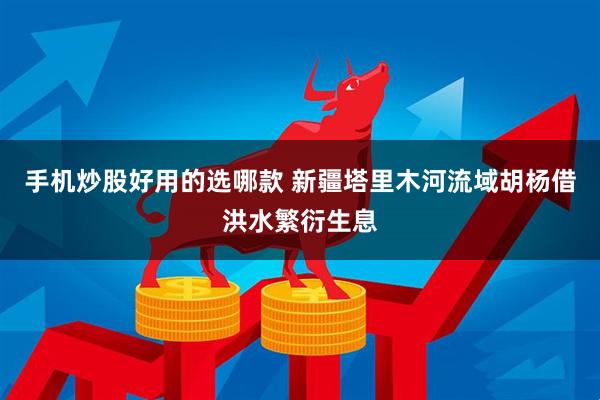 手机炒股好用的选哪款 新疆塔里木河流域胡杨借洪水繁衍生息